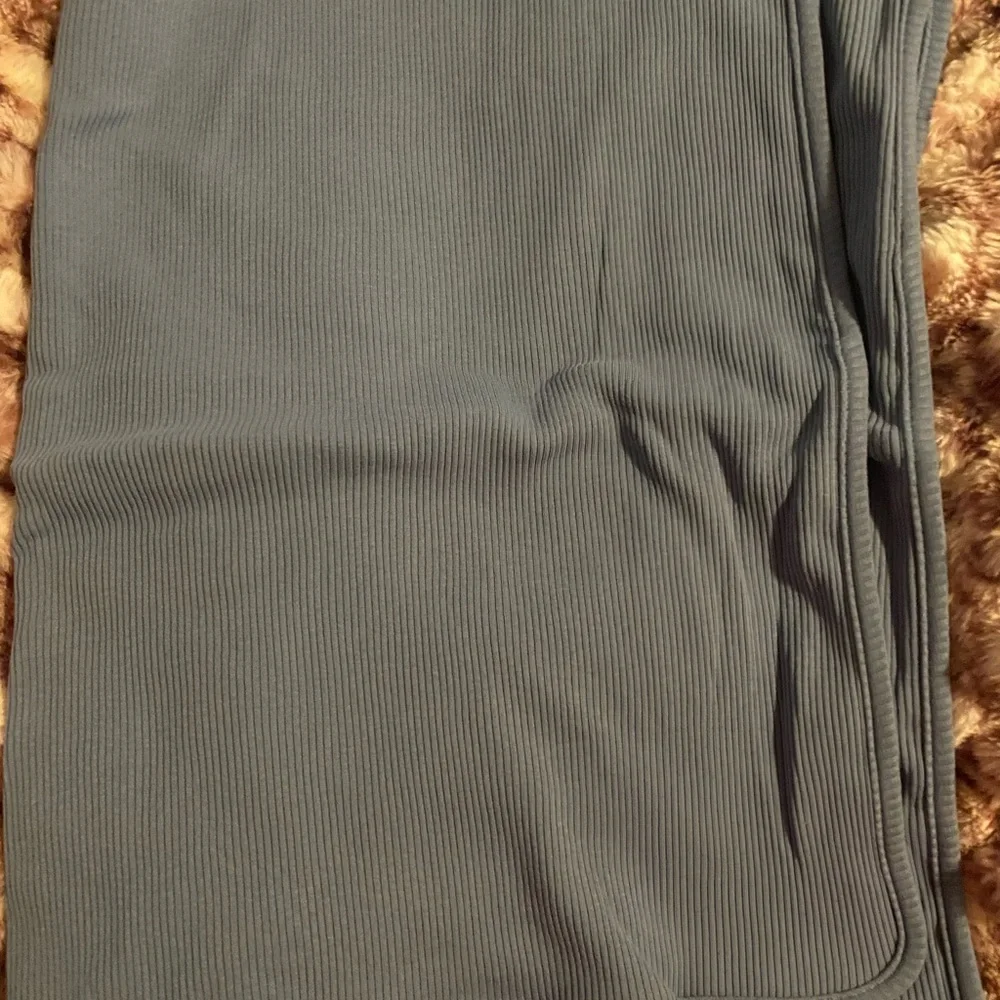 Green Ribbed Pants - Picture 1 of 3